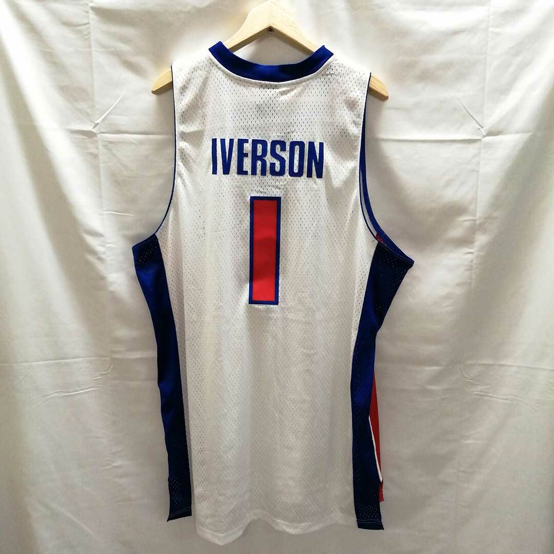 新品 NBA アディダス ピストンズ アレン アイバーソン ユニフォーム