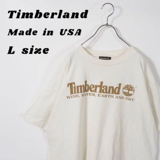 ティンバーランド(Timberland)のティンバーランド　90s USA製　Tシャツ　半袖　プリントTシャツ　L(Tシャツ/カットソー(半袖/袖なし))