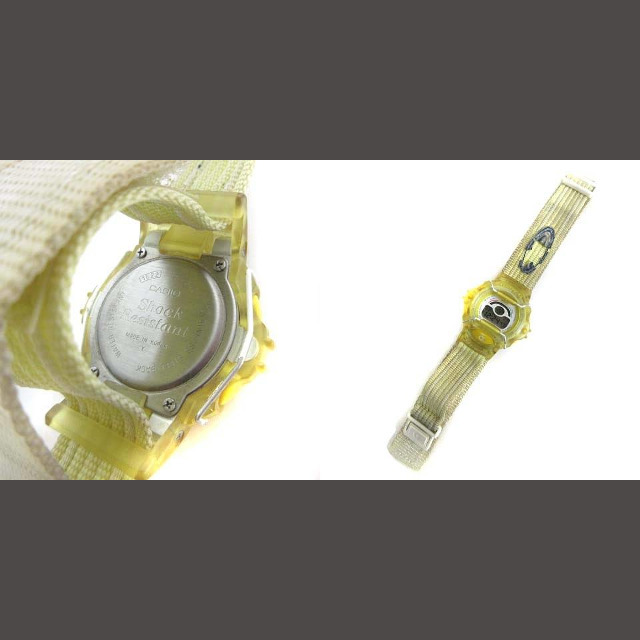Baby-G(ベビージー)のベビージー カシオ 1622 BG-340 腕時計 デジタル SS 黄 メンズの時計(腕時計(デジタル))の商品写真