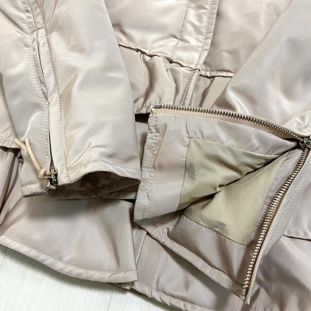 ✧₊ VALENTINO 最高峰 ミンク フリル シルクダウンジャケットコート