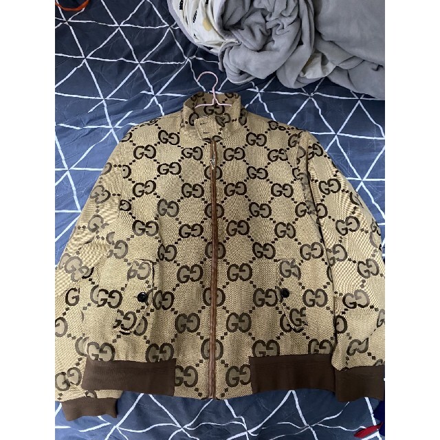 れなし Gucci キャンバス ジャケットの通販 by い's shop|グッチなら れなし Gucci キャンバス ジャケットの通販 by い's shop|グッチなら