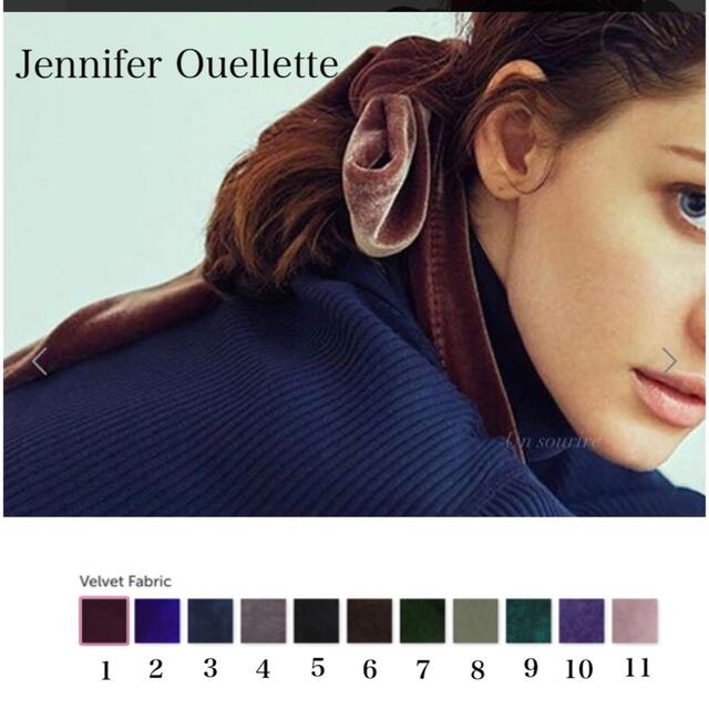JENNIFER OUELLETTE(ジェニファーウォーレット)のJennifer Ouellette × ron herman / ベロアリボン レディースのヘアアクセサリー(ヘアゴム/シュシュ)の商品写真