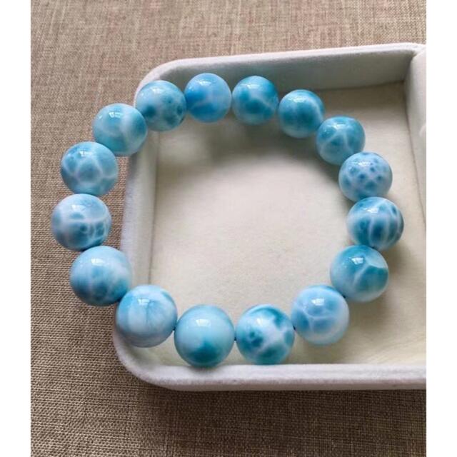⭐︎【天然】ラリマー ブレスレット 14mm | www.innoveering.net