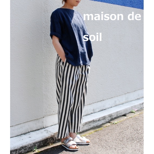 maison de soil 柄 パンツ-