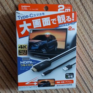 カシムラ HDMI変換ケーブル Type-C専用 KD-208(1個)(その他)