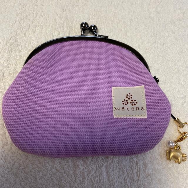がま口　紫 レディースのファッション小物(財布)の商品写真