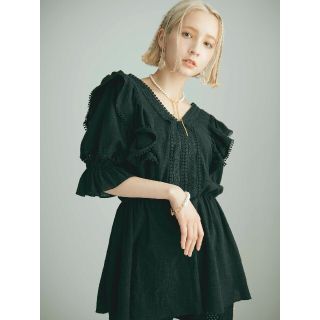 クレイミー(Crayme,)のCrayme, Frill Peplum Blouse(シャツ/ブラウス(長袖/七分))