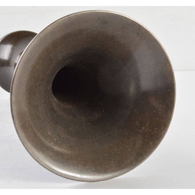 中国 古銅宣徳銅 砂張饕餮文觚 M R4852 美術品/アンティーク 中国 古銅宣徳銅 砂張饕餮文觚 M R4852 美術品/アンティーク