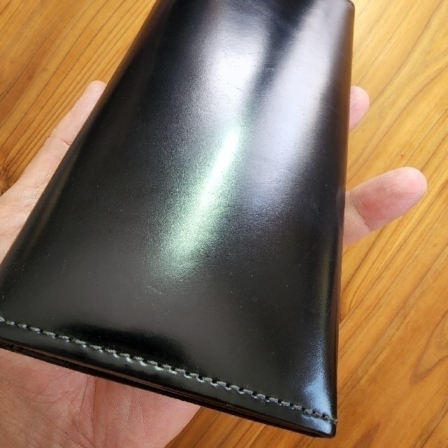 WILDSWANS WAVE ワイルドスワンズ・シェルコードバン ブラック WILDSWANS WAVE ワイルドスワンズ・シェルコードバン ブラック