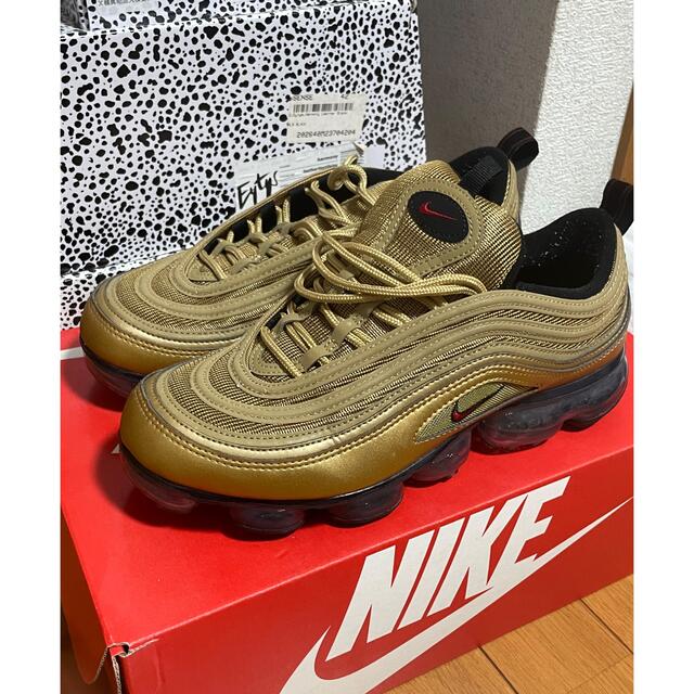 スニーカーNIKE ヴェイパーマックス97 ゴールド