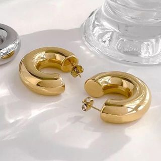 アクネストゥディオズ(Acne Studios)のChunky Drop Earrings / gold /  #224(ピアス)