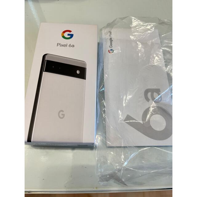 スマートフォン本体Google Pixel 6a 128 GB  （SIM フリー）ホワイト