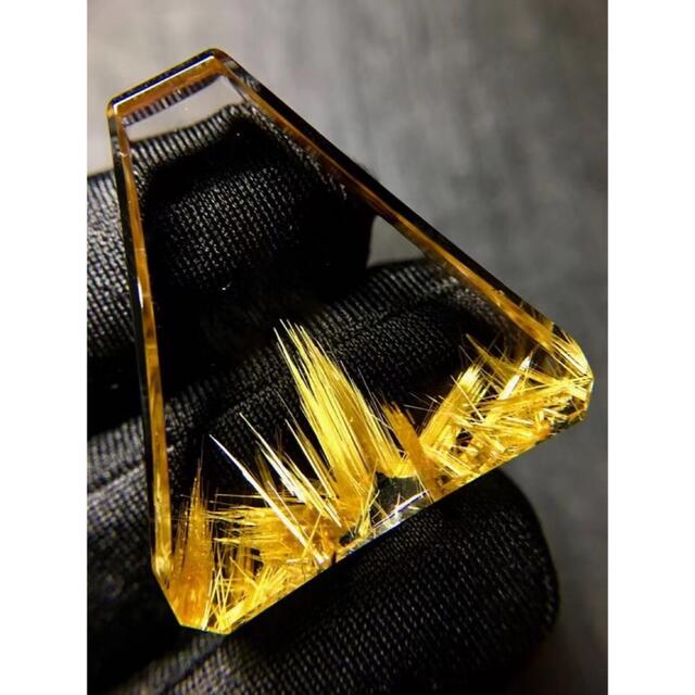 宅配便配送 ⭐︎【天然】タイチンクオーツ 13.5g ルース 各種パーツ