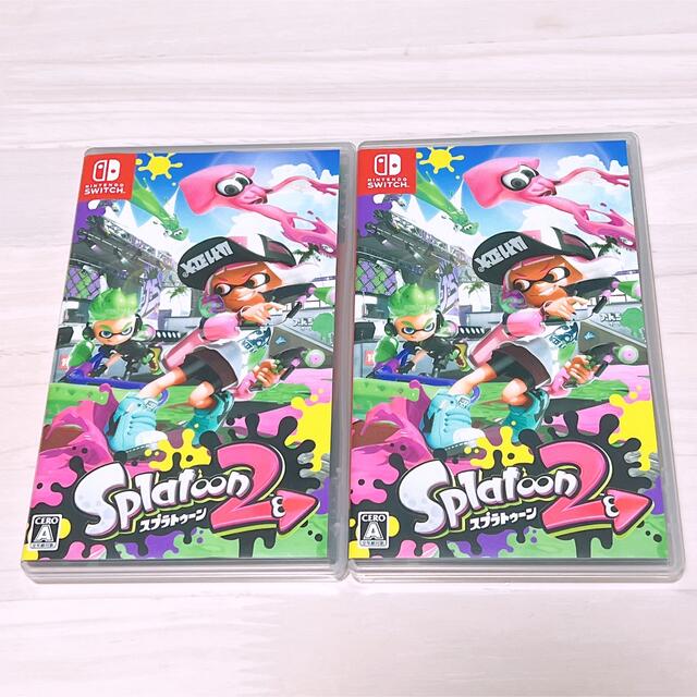 Nintendo Switch(ニンテンドースイッチ)のスプラトゥーン2 ソフト ２個セット エンタメ/ホビーのゲームソフト/ゲーム機本体(家庭用ゲームソフト)の商品写真