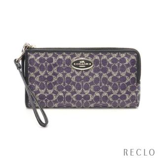 コーチ(COACH) シグネチャー 財布(レディース)(パープル/紫色系)の ...