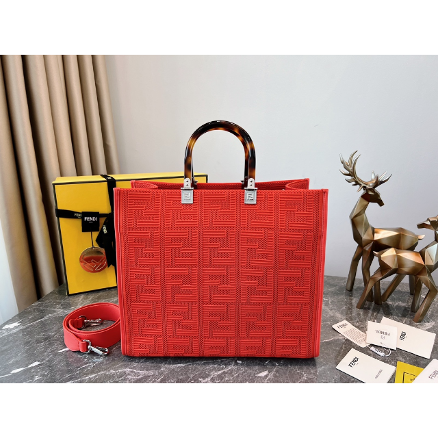 訳あり FENDI フェンディ サンシャインミニショッパー スモールバッグ