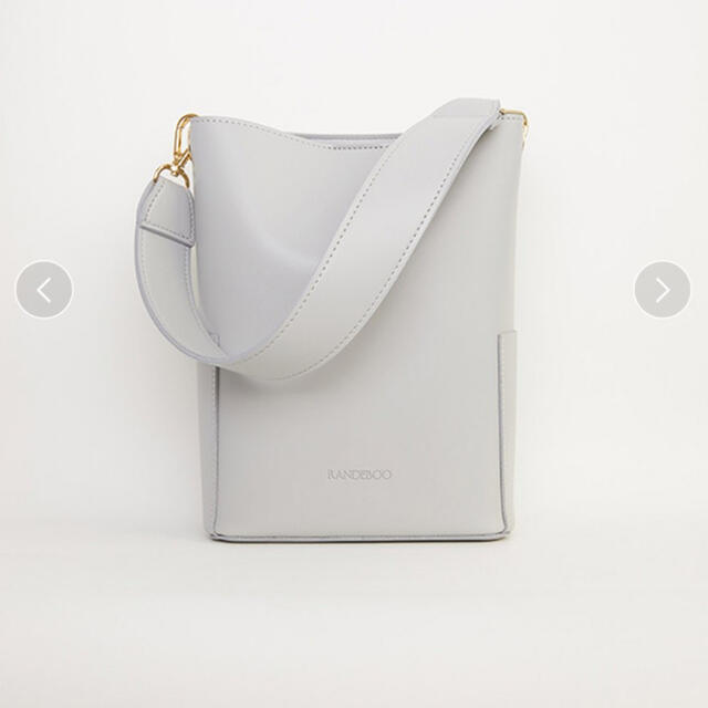 RANDEBOO Petit bucket bag ライトグレー
