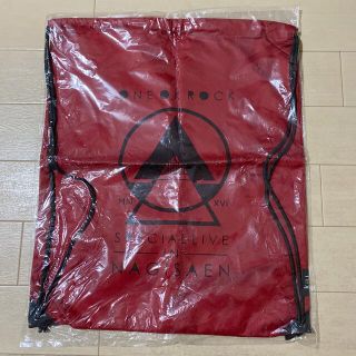 ワンオクロック(ONE OK ROCK)の新品 ONE OK ROCK 渚園 ナップサック(ミュージシャン)