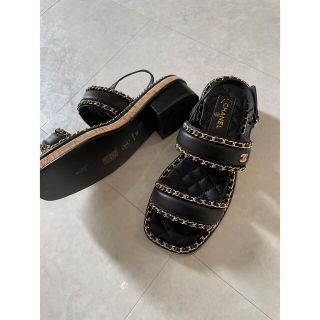 CHANEL - シャネル チェーンサンダル 新作の通販 by a☆|シャネルなら
