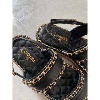 CHANEL - シャネル チェーンサンダル 新作の通販 by a |シャネル