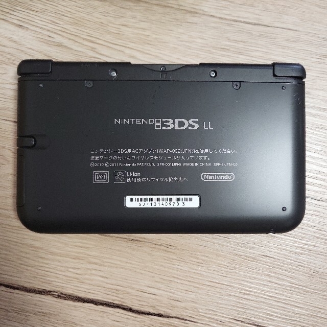 NEWニンテンドー3DSLL メタリックブラック　とび森ソフト付き