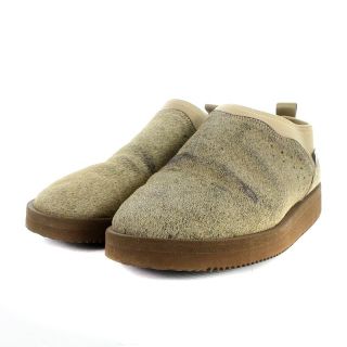 スイコック(suicoke)のスイコック スリッポン ハラコ 24cm ベージュ(その他)