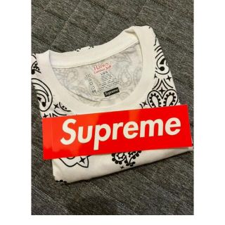 シュプリーム(Supreme)のsupreme  hanes バンダナt(Tシャツ/カットソー(半袖/袖なし))