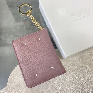 マルタンマルジェラ(Maison Martin Margiela)の【新品】メゾン マルジェラ カードホルダー くすみピンク カードケース(名刺入れ/定期入れ)