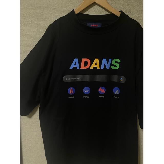 ADANS モックネックロンT