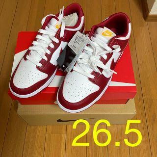 ナイキ(NIKE)のNike dunk low gym red 26.5cm(スニーカー)