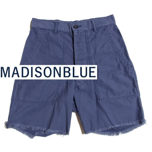 MADISONBLUE マディソンブルー カットオフ カラー ショートパンツ Sパンツ