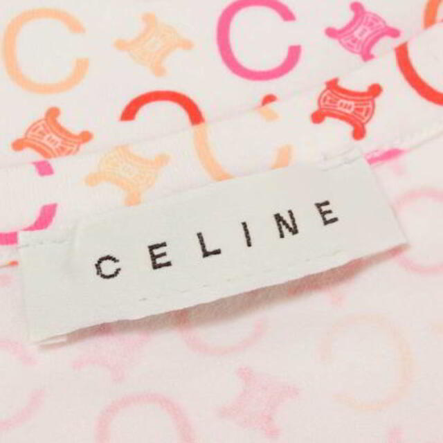 celine(セリーヌ)のCELINE マカダムプリント ロングTシャツ レディースのトップス(カットソー(長袖/七分))の商品写真