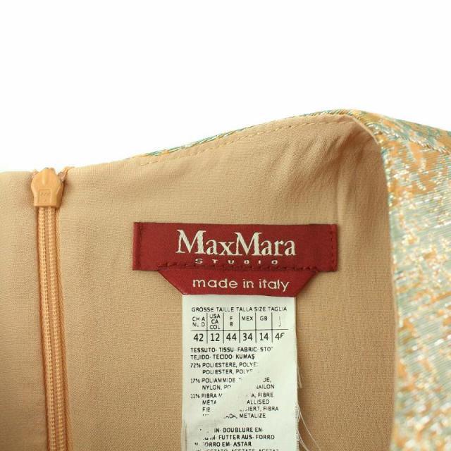 サイン・掲示用品 パネル Max Mara STUDIO ノースリーブワンピース 44