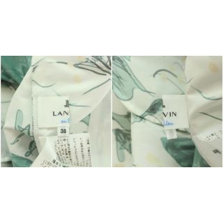 LANVIN en Bleu - ランバンオンブルー ガーデン ギャザーワンピース