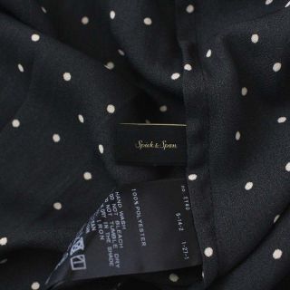 Spick & Span - スピック&スパン ドットプリントワンピース 長袖