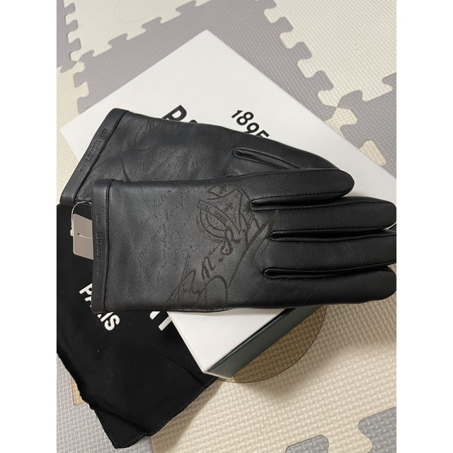 新品国内完売 ベルルッティ berlutiカリグラフィーレザーグローブ 手袋