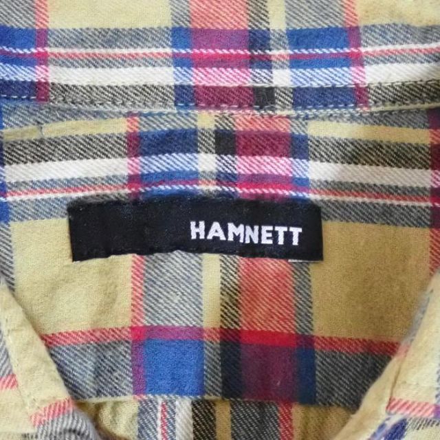 HAMNETT(ハムネット)の美品 ハムネット チェックシャツ M コットン100％ 秋 キャサリンハムネット メンズのトップス(シャツ)の商品写真