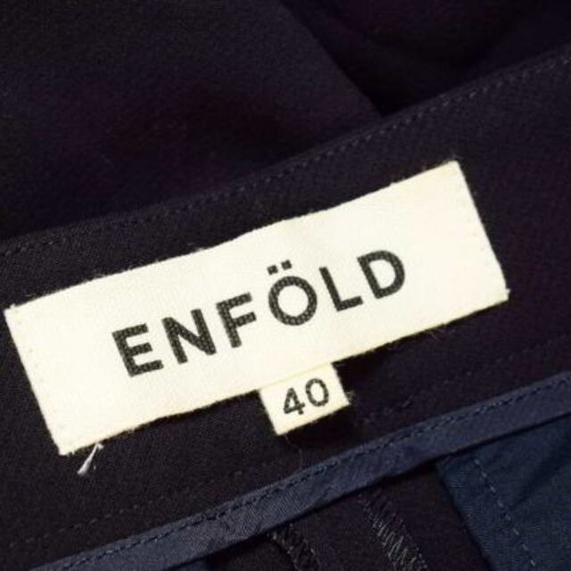 40ENFOLD ツータック ジョーゼット パンツ