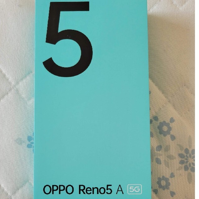 OPPO(オッポ)のOPPO Reno 5A （eSIM対応版） SIMフリー スマホ/家電/カメラのスマートフォン/携帯電話(スマートフォン本体)の商品写真