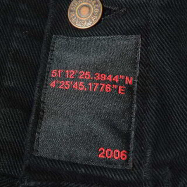 ALMOSTBLACK バックプリント オーバーサイズ デニム ジャケット ALMOSTBLACK バックプリント オーバーサイズ デニム ジャケット
