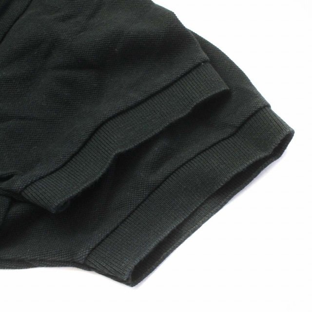 LACOSTE(ラコステ)のラコステ LACOSTE ポロシャツ カットソー 半袖 ロゴ 40 M 黒 レディースのトップス(ポロシャツ)の商品写真