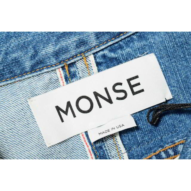 MONSE インサイドアウト ドッキング デニムジャケット レディースのジャケット/アウター(Gジャン/デニムジャケット)の商品写真