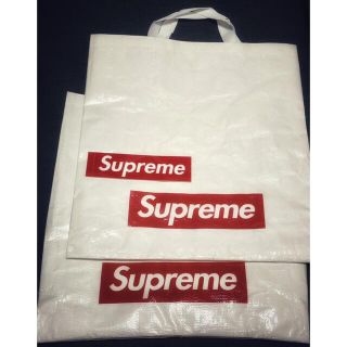 シュプリーム(Supreme)のSupreme bag シュプリーム ショッパー(2枚＋ステッカー) (エコバッグ)