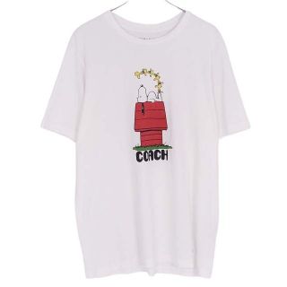 coach コーチ　スヌーピー　Tシャツ　L XL クリーム