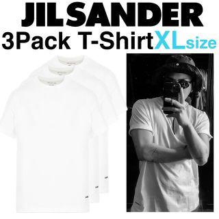 ジルサンダー(Jil Sander)のJIL SANDER ジルサンダー 3Pack T-Shirt White XL(Tシャツ/カットソー(半袖/袖なし))