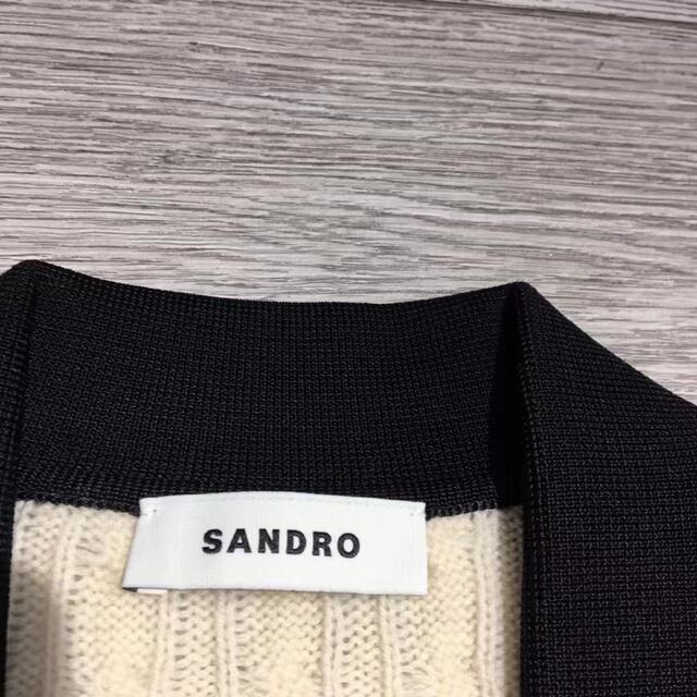 Sandro - ❤️Sandro 新作 新品 ベージュ ニット ベスト 綺麗 上品 の