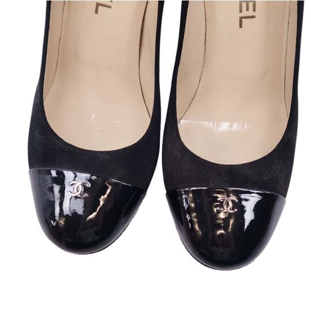 CHANEL - シャネル パンプス 12A ココマーク G28460 ラメ CHANEL - シャネル パンプス 12A ココマーク G28460 ラメ