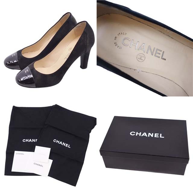 CHANEL - シャネル パンプス 12A ココマーク G28460 ラメ CHANEL - シャネル パンプス 12A ココマーク G28460 ラメ