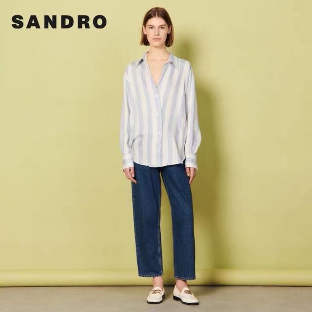 ❤️Sandro  新作　新品　長袖ブラウス　綺麗　　上品  オシャレ