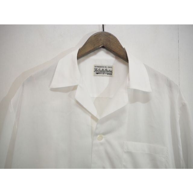 WACKO MARIA - 21SS WACKO MARIA ワコマリア 半袖シャツ 無地 白 WACKO MARIA - 21SS WACKO MARIA ワコマリア 半袖シャツ 無地 白